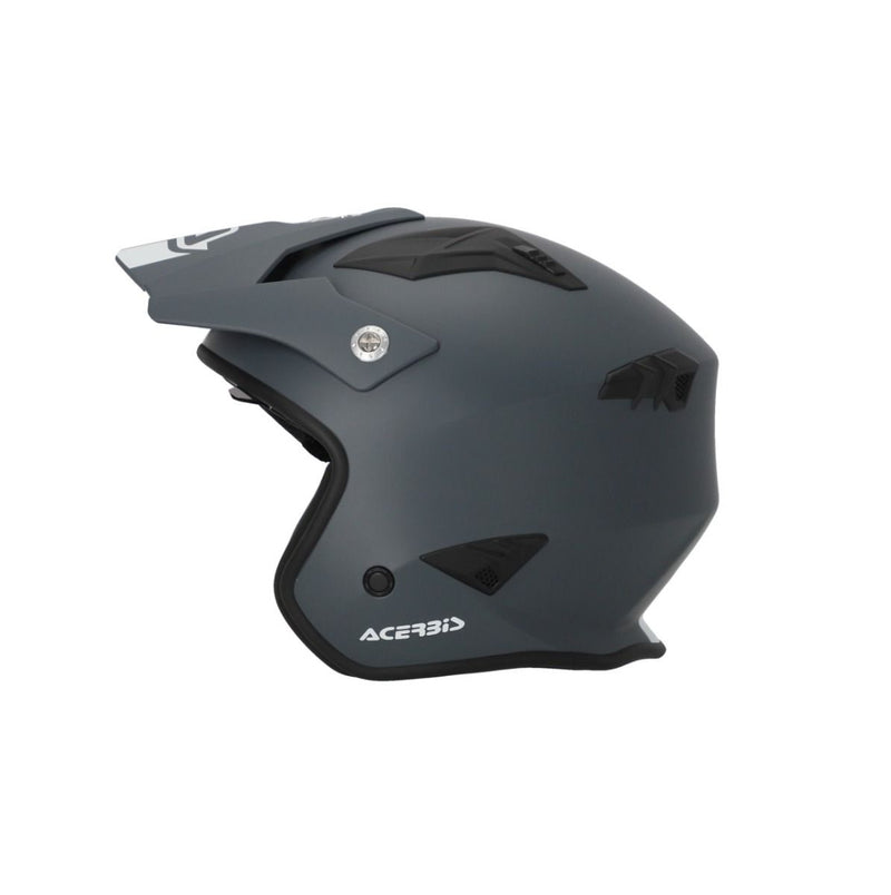 Acerbis Jet Aria Helmet with Sun Visor [Grey]